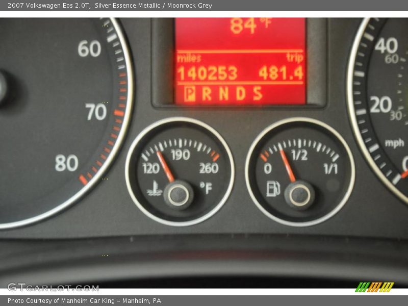 Silver Essence Metallic / Moonrock Grey 2007 Volkswagen Eos 2.0T