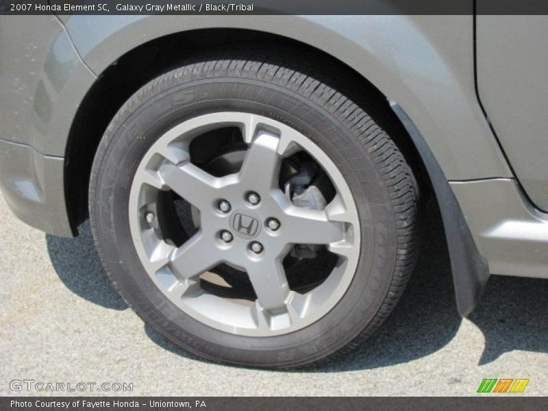 Galaxy Gray Metallic / Black/Tribal 2007 Honda Element SC