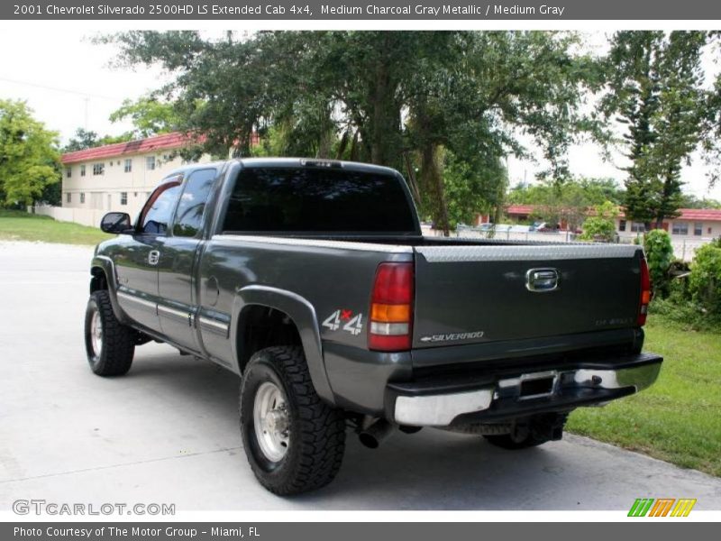 Medium Charcoal Gray Metallic / Medium Gray 2001 Chevrolet Silverado 2500HD LS Extended Cab 4x4