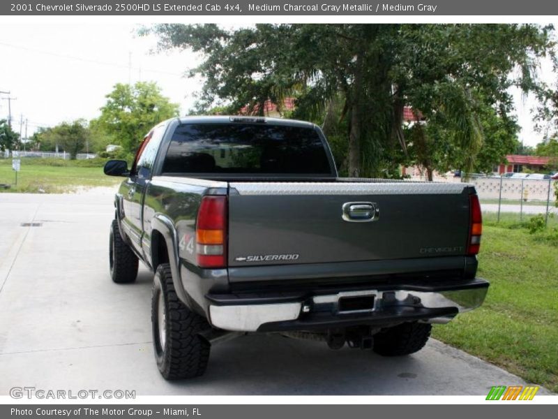 Medium Charcoal Gray Metallic / Medium Gray 2001 Chevrolet Silverado 2500HD LS Extended Cab 4x4
