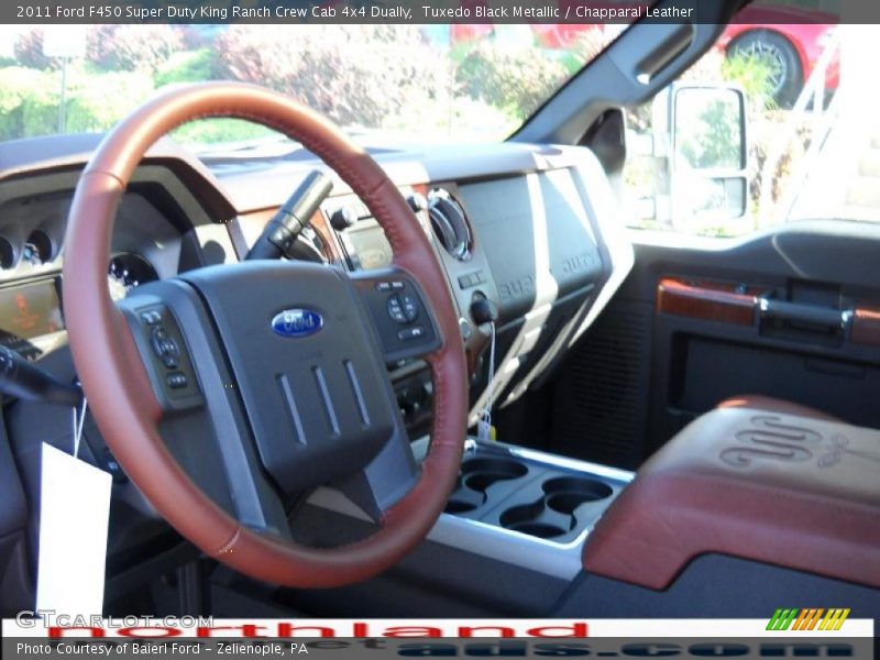 Tuxedo Black Metallic / Chapparal Leather 2011 Ford F450 Super Duty King Ranch Crew Cab 4x4 Dually