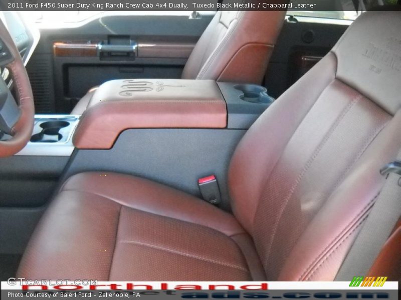 Tuxedo Black Metallic / Chapparal Leather 2011 Ford F450 Super Duty King Ranch Crew Cab 4x4 Dually
