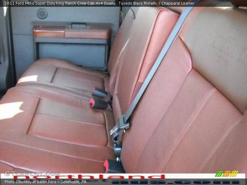 Tuxedo Black Metallic / Chapparal Leather 2011 Ford F450 Super Duty King Ranch Crew Cab 4x4 Dually
