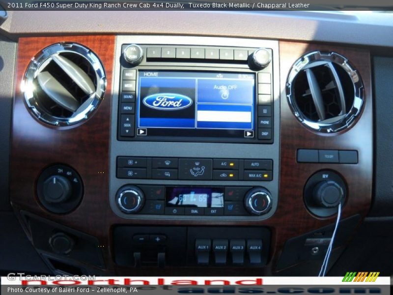 Tuxedo Black Metallic / Chapparal Leather 2011 Ford F450 Super Duty King Ranch Crew Cab 4x4 Dually