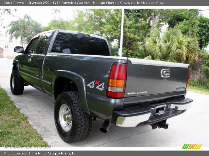 Medium Charcoal Gray Metallic / Medium Gray 2001 Chevrolet Silverado 2500HD LS Extended Cab 4x4