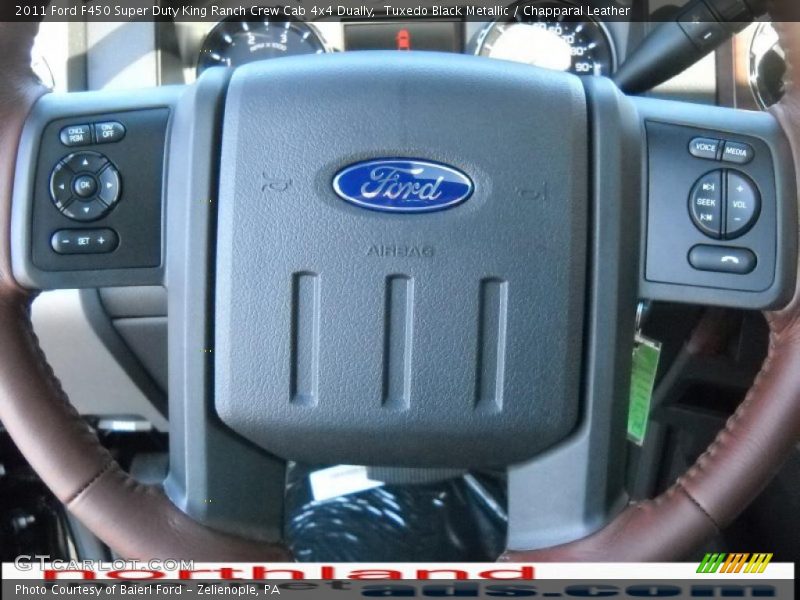 Tuxedo Black Metallic / Chapparal Leather 2011 Ford F450 Super Duty King Ranch Crew Cab 4x4 Dually