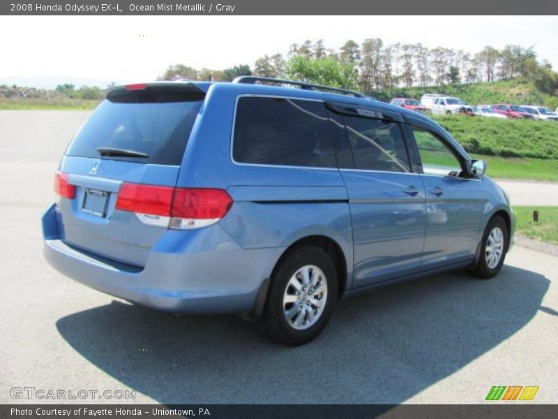 Ocean Mist Metallic / Gray 2008 Honda Odyssey EX-L
