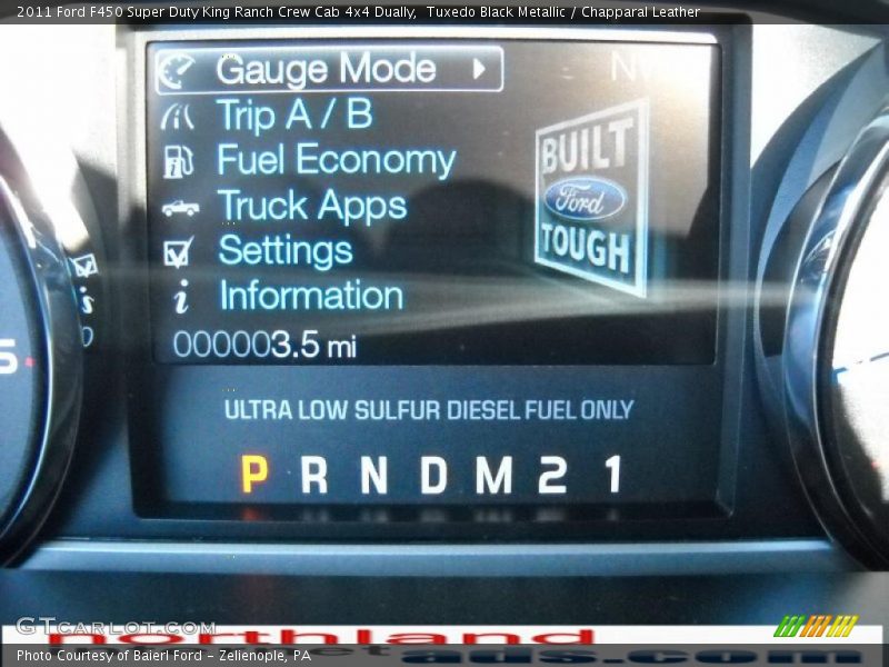 Tuxedo Black Metallic / Chapparal Leather 2011 Ford F450 Super Duty King Ranch Crew Cab 4x4 Dually