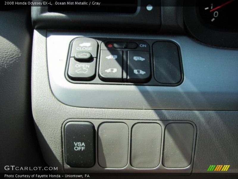 Ocean Mist Metallic / Gray 2008 Honda Odyssey EX-L