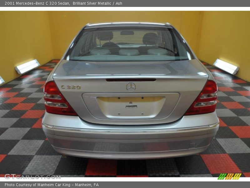 Brilliant Silver Metallic / Ash 2001 Mercedes-Benz C 320 Sedan