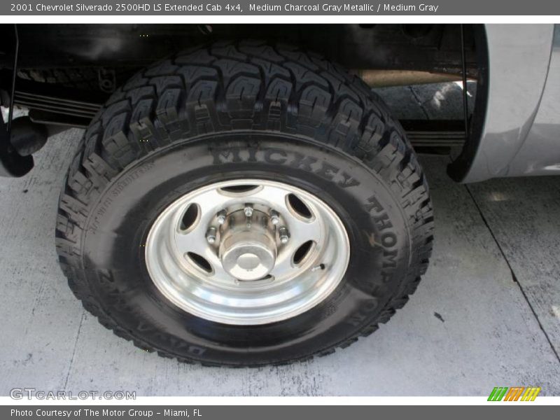 Medium Charcoal Gray Metallic / Medium Gray 2001 Chevrolet Silverado 2500HD LS Extended Cab 4x4