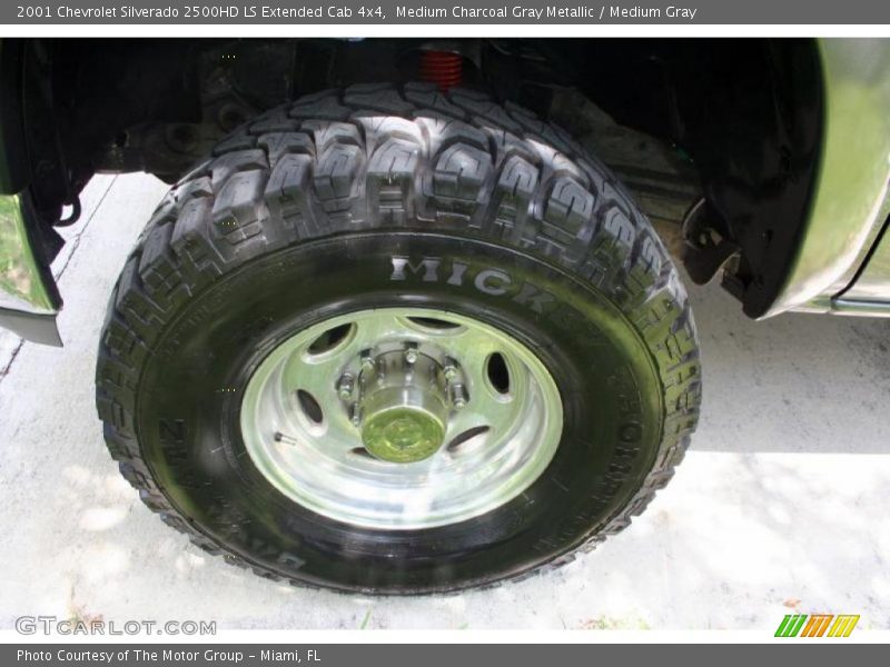 Medium Charcoal Gray Metallic / Medium Gray 2001 Chevrolet Silverado 2500HD LS Extended Cab 4x4