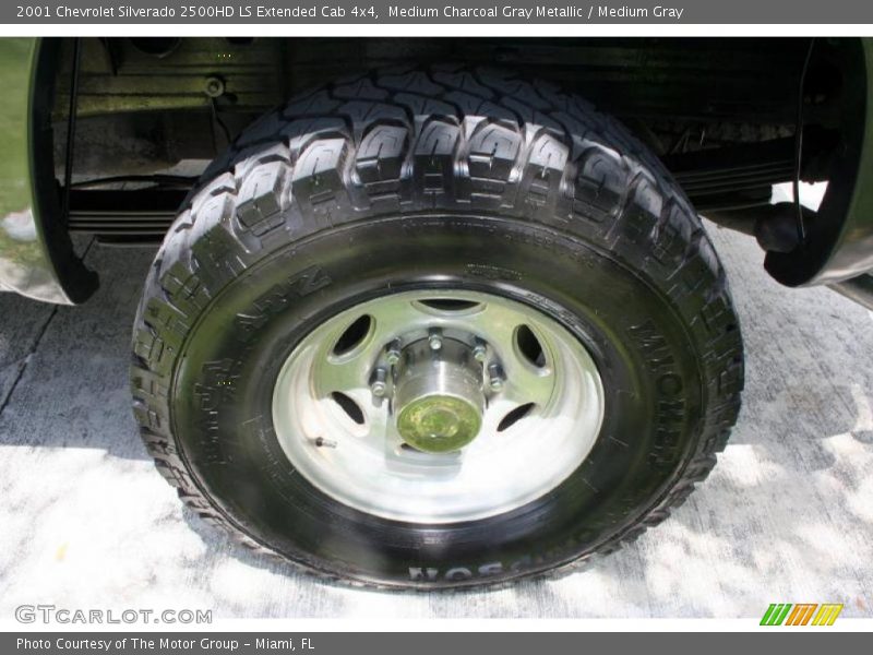 Medium Charcoal Gray Metallic / Medium Gray 2001 Chevrolet Silverado 2500HD LS Extended Cab 4x4