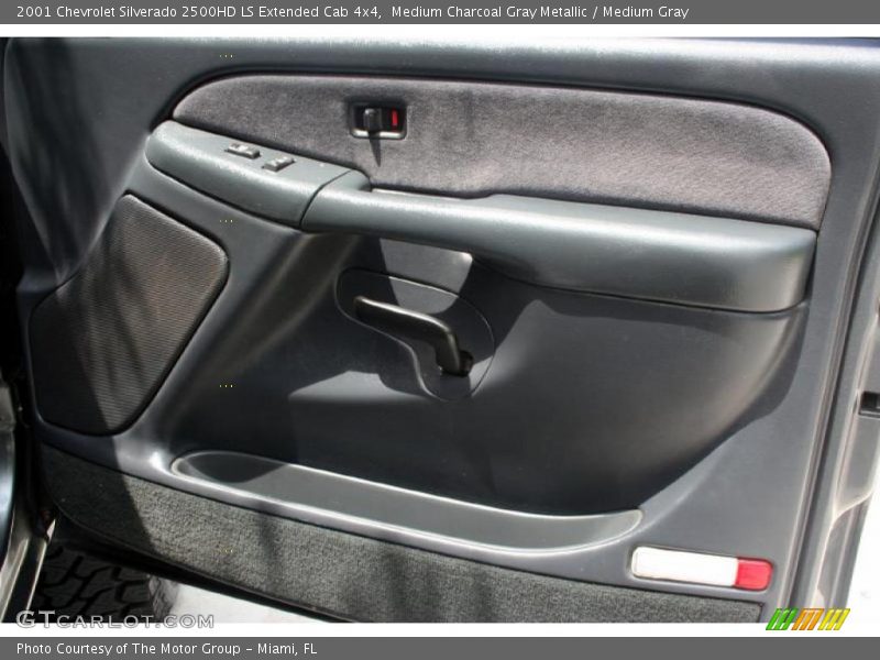 Medium Charcoal Gray Metallic / Medium Gray 2001 Chevrolet Silverado 2500HD LS Extended Cab 4x4