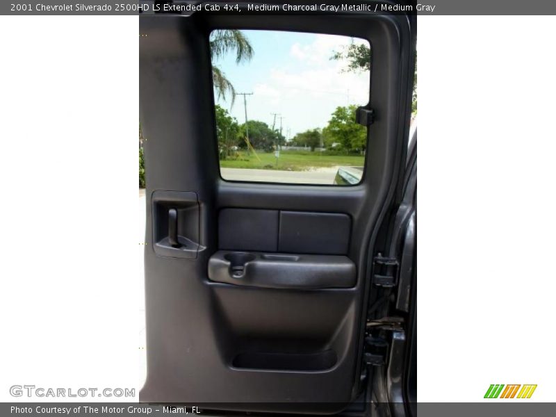 Medium Charcoal Gray Metallic / Medium Gray 2001 Chevrolet Silverado 2500HD LS Extended Cab 4x4