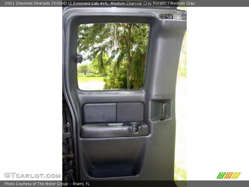 Medium Charcoal Gray Metallic / Medium Gray 2001 Chevrolet Silverado 2500HD LS Extended Cab 4x4