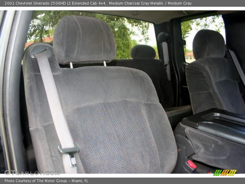 Medium Charcoal Gray Metallic / Medium Gray 2001 Chevrolet Silverado 2500HD LS Extended Cab 4x4