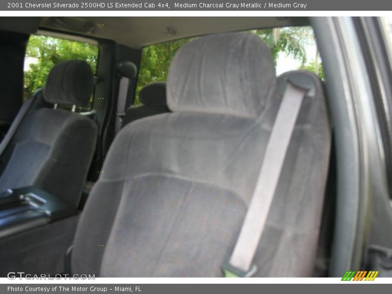 Medium Charcoal Gray Metallic / Medium Gray 2001 Chevrolet Silverado 2500HD LS Extended Cab 4x4