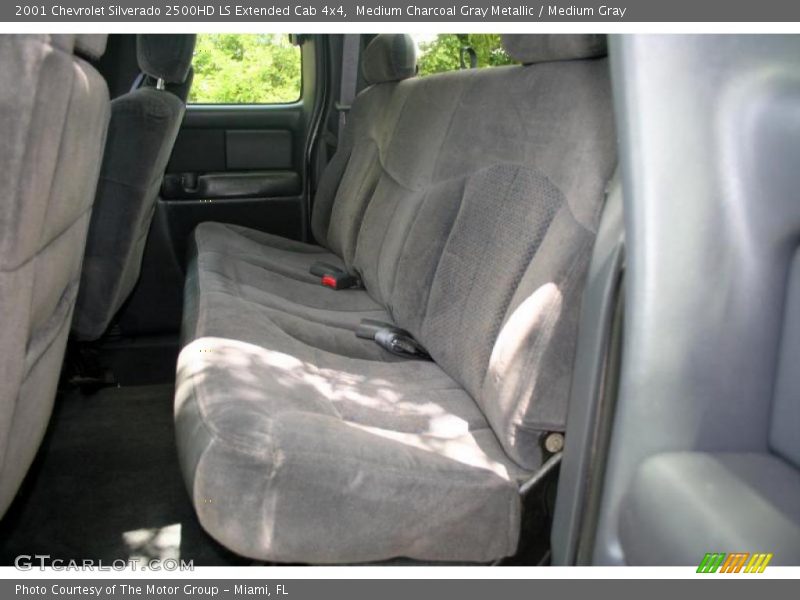 Medium Charcoal Gray Metallic / Medium Gray 2001 Chevrolet Silverado 2500HD LS Extended Cab 4x4