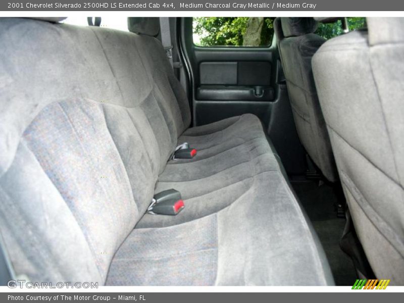 Medium Charcoal Gray Metallic / Medium Gray 2001 Chevrolet Silverado 2500HD LS Extended Cab 4x4