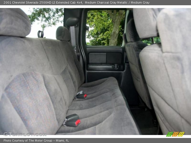 Medium Charcoal Gray Metallic / Medium Gray 2001 Chevrolet Silverado 2500HD LS Extended Cab 4x4