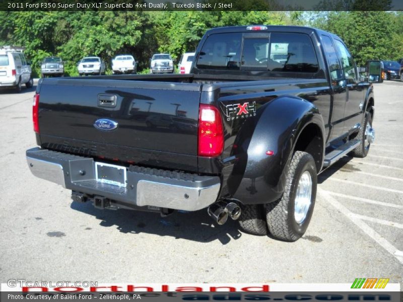 Tuxedo Black / Steel 2011 Ford F350 Super Duty XLT SuperCab 4x4 Dually
