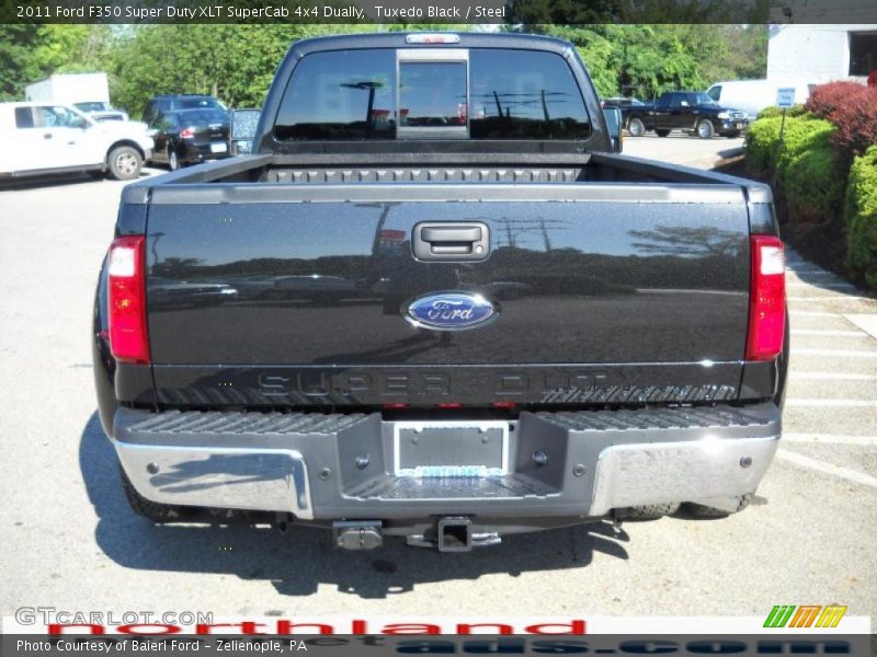 Tuxedo Black / Steel 2011 Ford F350 Super Duty XLT SuperCab 4x4 Dually