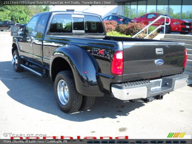 Tuxedo Black / Steel 2011 Ford F350 Super Duty XLT SuperCab 4x4 Dually