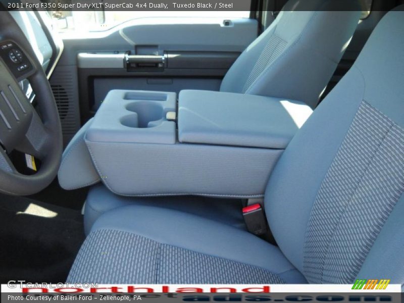 Tuxedo Black / Steel 2011 Ford F350 Super Duty XLT SuperCab 4x4 Dually