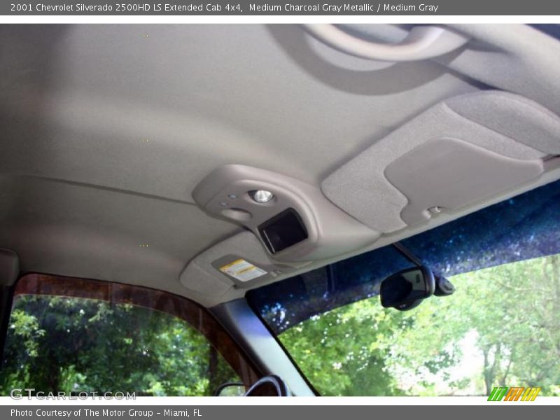 Medium Charcoal Gray Metallic / Medium Gray 2001 Chevrolet Silverado 2500HD LS Extended Cab 4x4