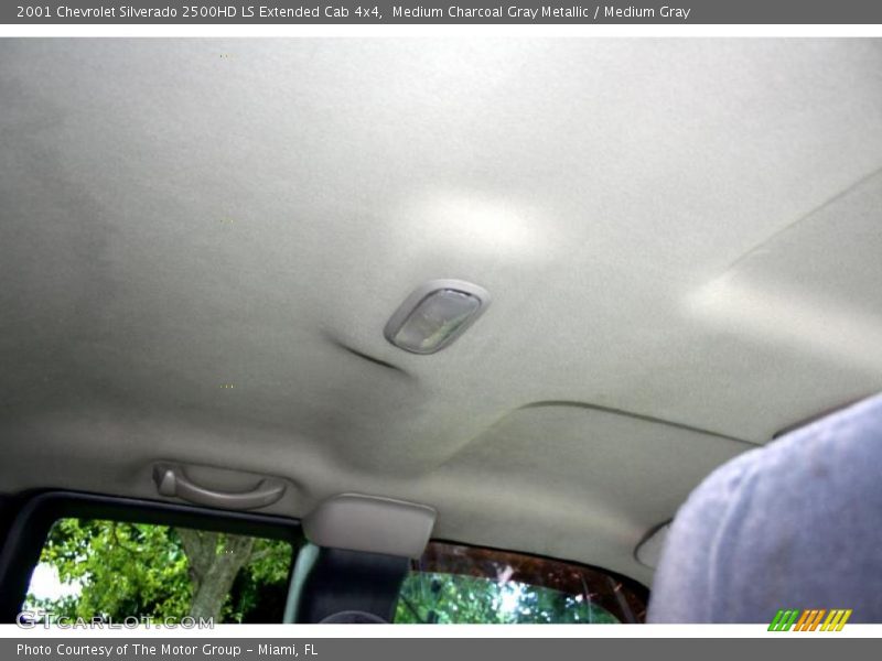 Medium Charcoal Gray Metallic / Medium Gray 2001 Chevrolet Silverado 2500HD LS Extended Cab 4x4