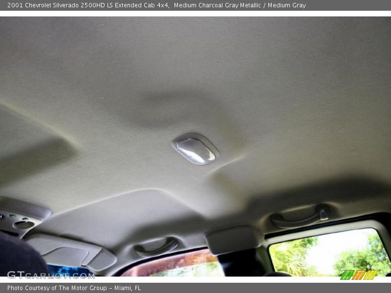 Medium Charcoal Gray Metallic / Medium Gray 2001 Chevrolet Silverado 2500HD LS Extended Cab 4x4