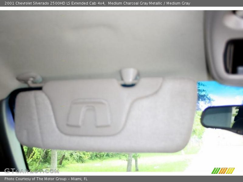 Medium Charcoal Gray Metallic / Medium Gray 2001 Chevrolet Silverado 2500HD LS Extended Cab 4x4