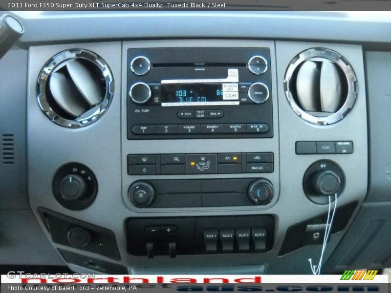 Tuxedo Black / Steel 2011 Ford F350 Super Duty XLT SuperCab 4x4 Dually