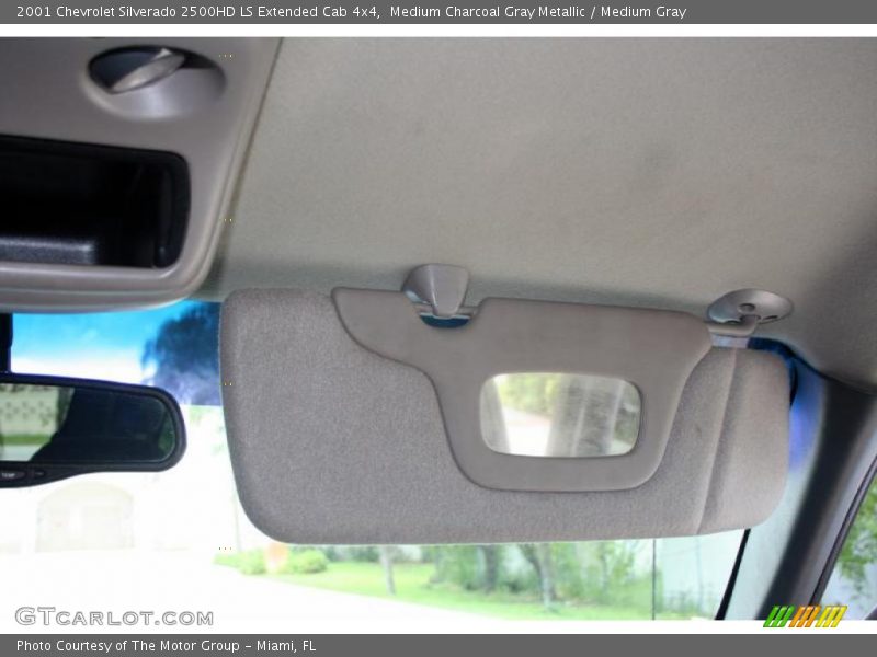 Medium Charcoal Gray Metallic / Medium Gray 2001 Chevrolet Silverado 2500HD LS Extended Cab 4x4