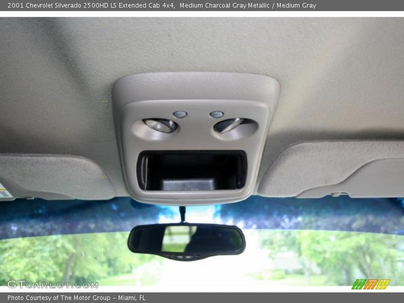 Medium Charcoal Gray Metallic / Medium Gray 2001 Chevrolet Silverado 2500HD LS Extended Cab 4x4