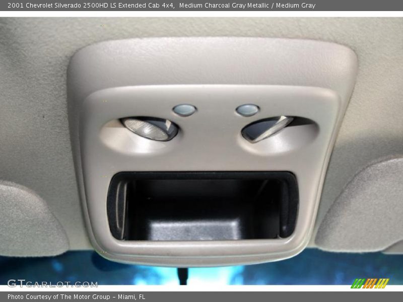 Medium Charcoal Gray Metallic / Medium Gray 2001 Chevrolet Silverado 2500HD LS Extended Cab 4x4