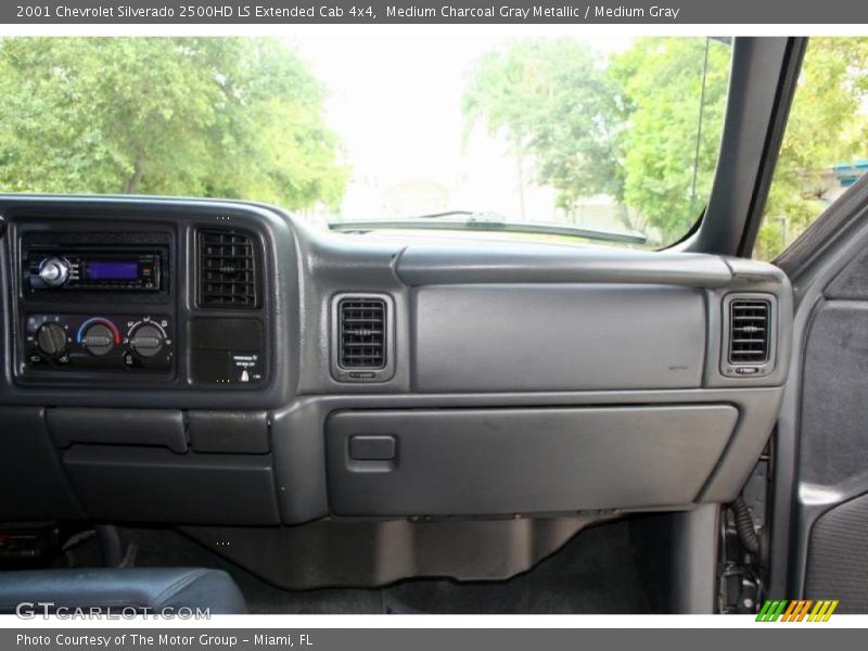 Medium Charcoal Gray Metallic / Medium Gray 2001 Chevrolet Silverado 2500HD LS Extended Cab 4x4