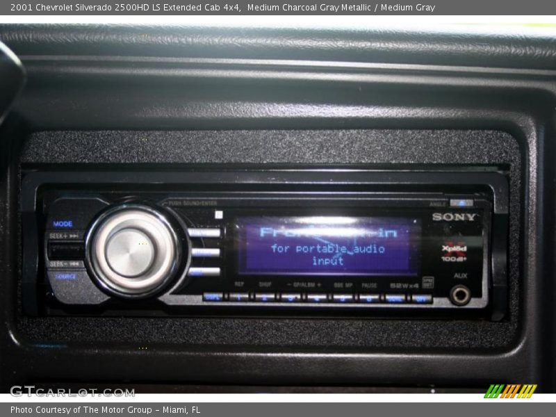 Medium Charcoal Gray Metallic / Medium Gray 2001 Chevrolet Silverado 2500HD LS Extended Cab 4x4