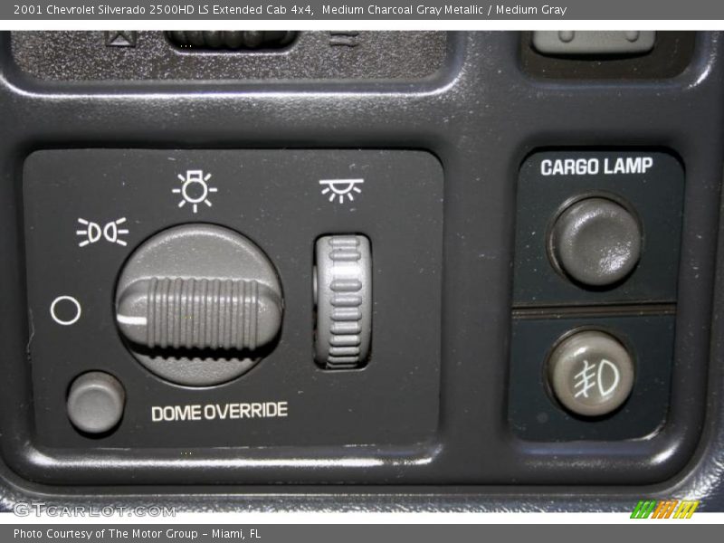 Medium Charcoal Gray Metallic / Medium Gray 2001 Chevrolet Silverado 2500HD LS Extended Cab 4x4