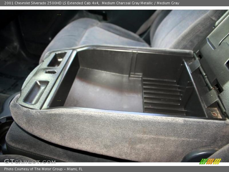 Medium Charcoal Gray Metallic / Medium Gray 2001 Chevrolet Silverado 2500HD LS Extended Cab 4x4