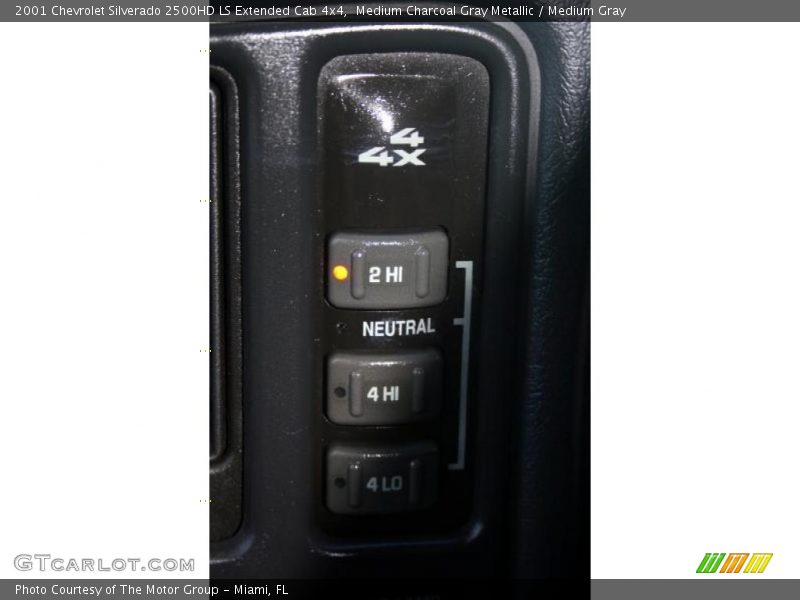 Medium Charcoal Gray Metallic / Medium Gray 2001 Chevrolet Silverado 2500HD LS Extended Cab 4x4