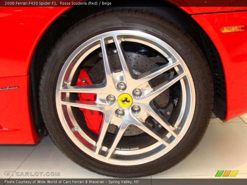 Rosso Scuderia (Red) / Beige 2008 Ferrari F430 Spider F1