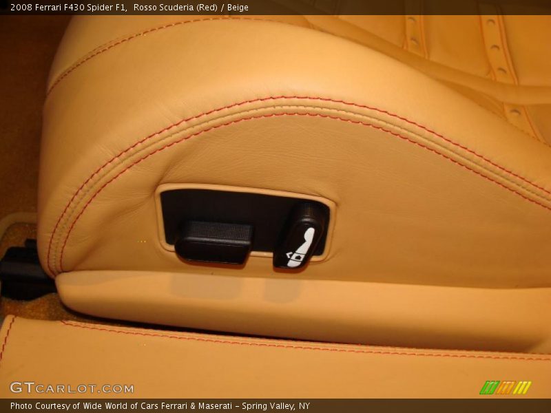 Rosso Scuderia (Red) / Beige 2008 Ferrari F430 Spider F1