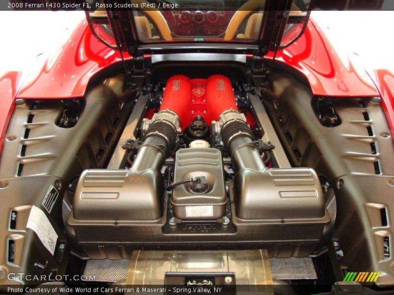 Rosso Scuderia (Red) / Beige 2008 Ferrari F430 Spider F1