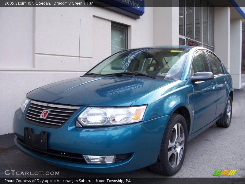 Dragonfly Green / Tan 2005 Saturn ION 1 Sedan