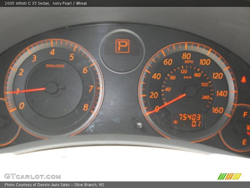 Ivory Pearl / Wheat 2005 Infiniti G 35 Sedan
