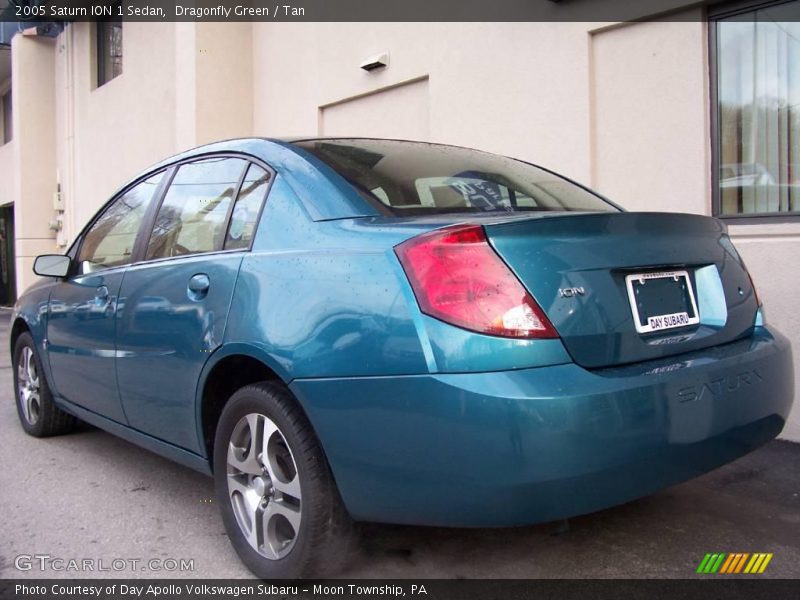 Dragonfly Green / Tan 2005 Saturn ION 1 Sedan