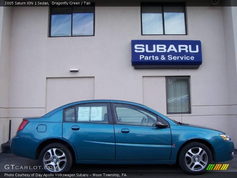 Dragonfly Green / Tan 2005 Saturn ION 1 Sedan