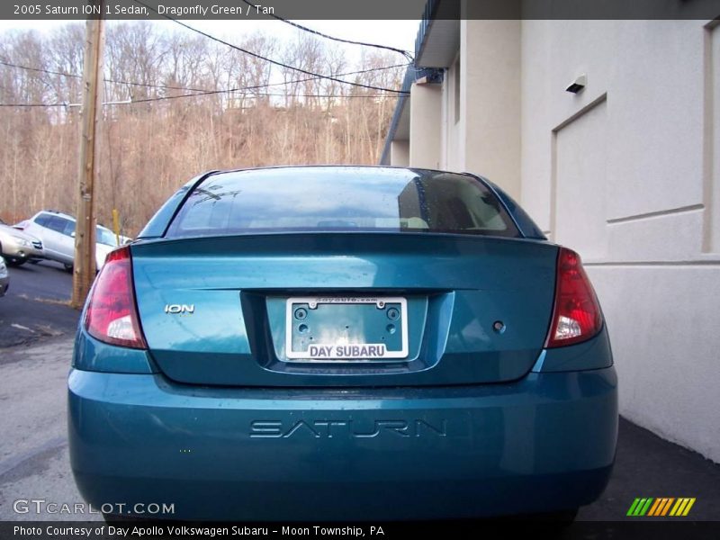 Dragonfly Green / Tan 2005 Saturn ION 1 Sedan